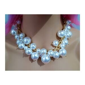 Necklace "Thalia Sodi" Imit. Pearl  gold-tone 18" and 3" extender